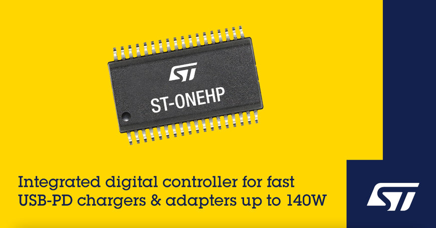 STMICROELECTRONICS EXPANDS ITS ST-ONE CONTROLLER FAMILY